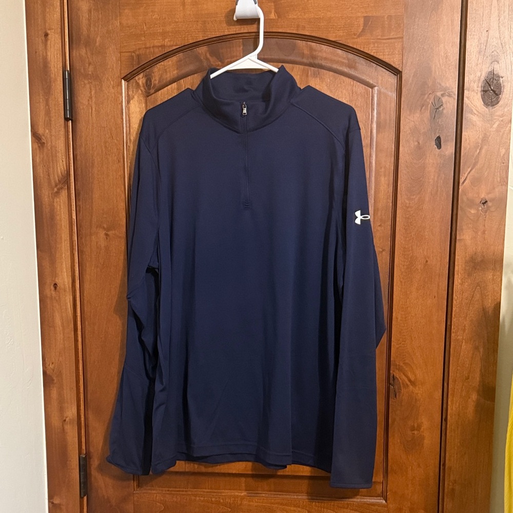 Under Armour Dark Blue Quarter-Zip Top